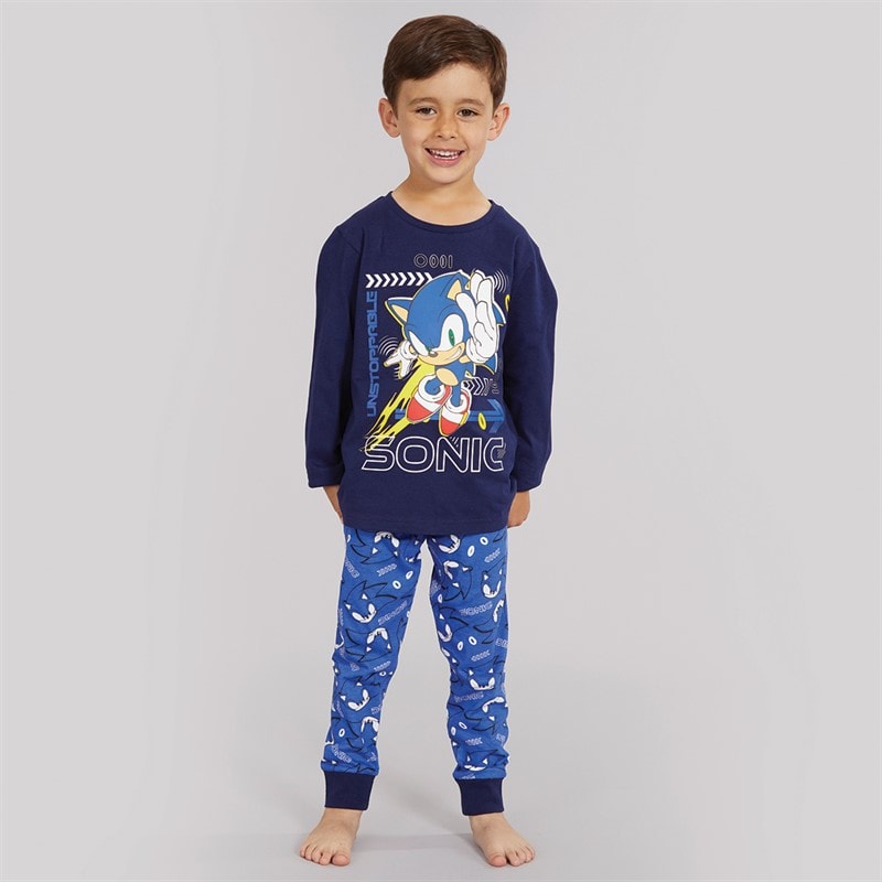 Sonic Boys Pyjama Set Blue - Image 3