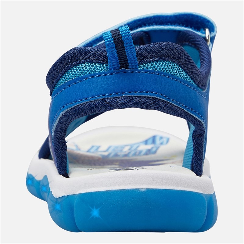 Sonic Infant Boys Light Up Sandals Blue - Image 4