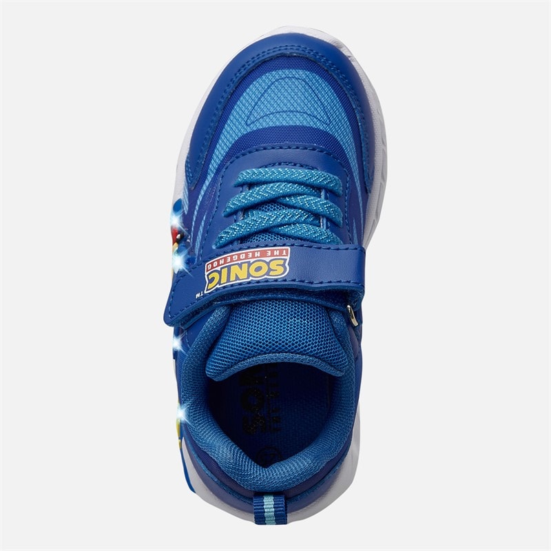 Sonic Infant Boys Light Up Trainers Blue - Image 4