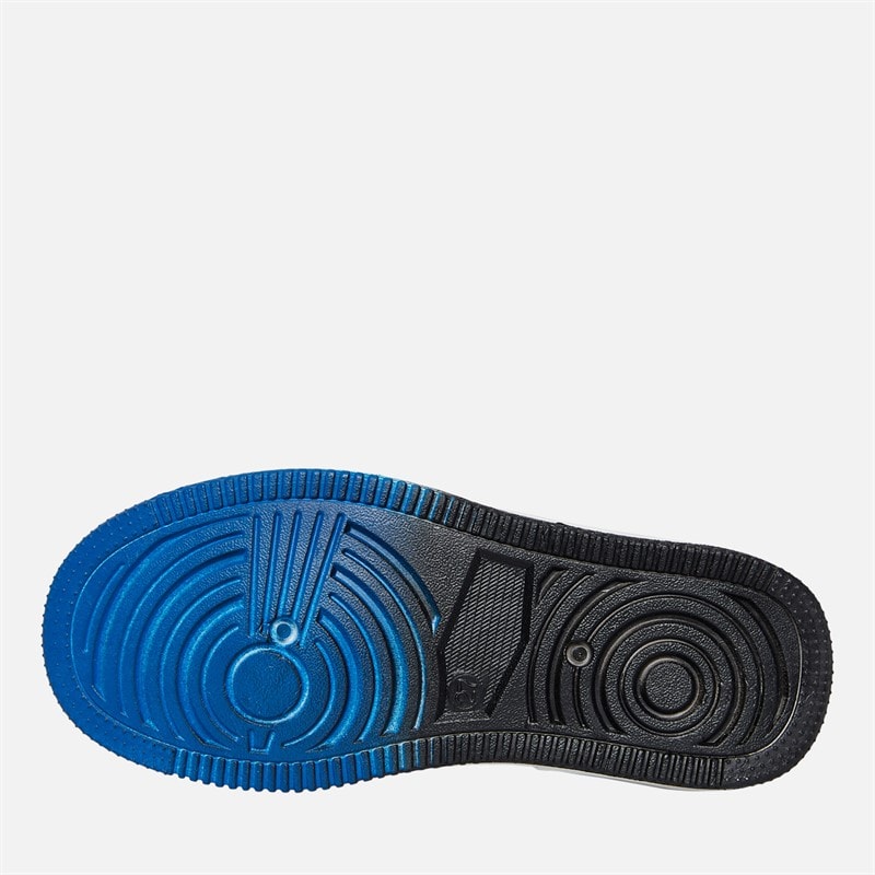 Sonic Boys Stamp Trainers White/Black/Blue - Image 2