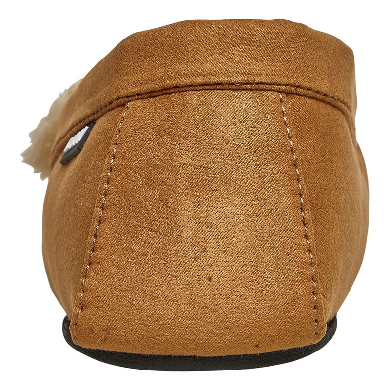 DKNY Mens Electra Moccasin Slippers Tan - Image 4