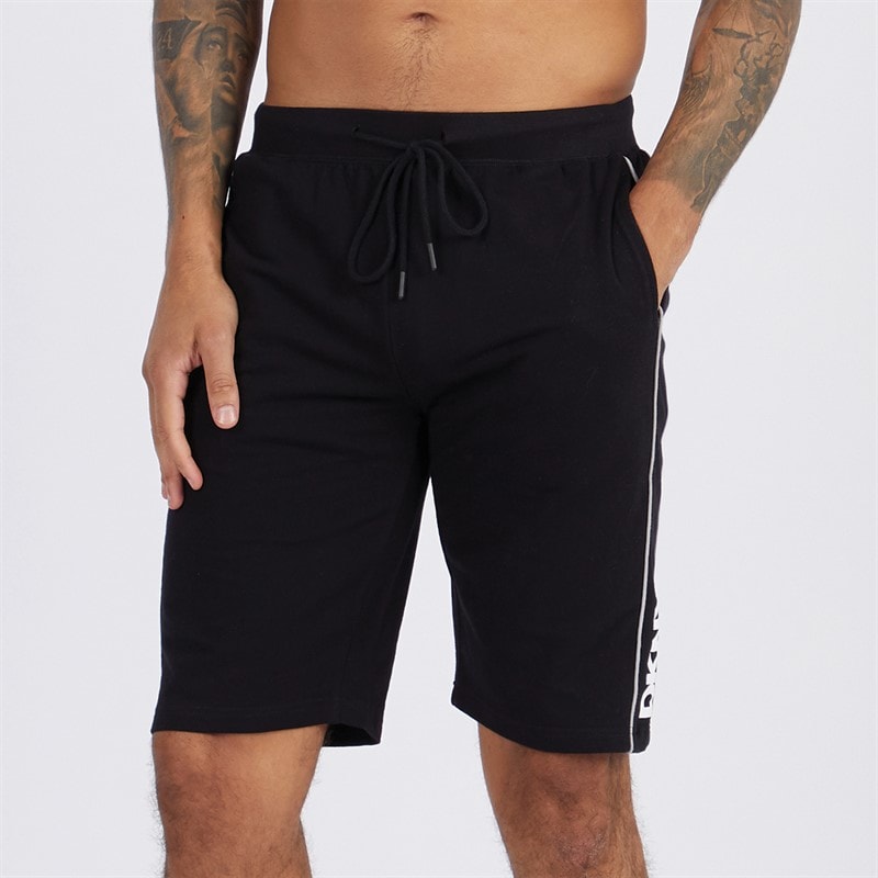 DKNY Mens Cavaliers Lounge Shorts Black