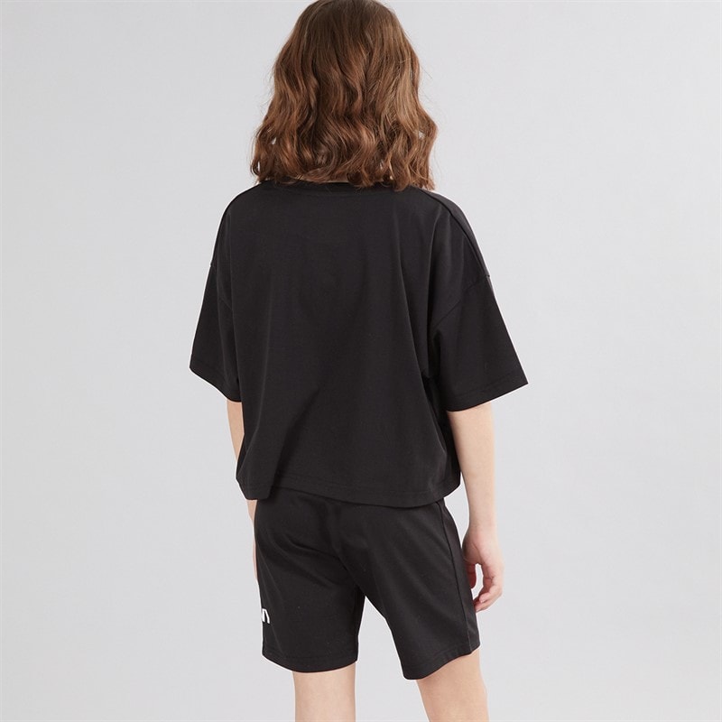 DKNY Girls T-Shirt And Shorts Set Black - Image 2