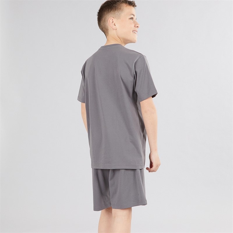 DKNY Boys T-Shirt And Shorts Set Grey - Image 2