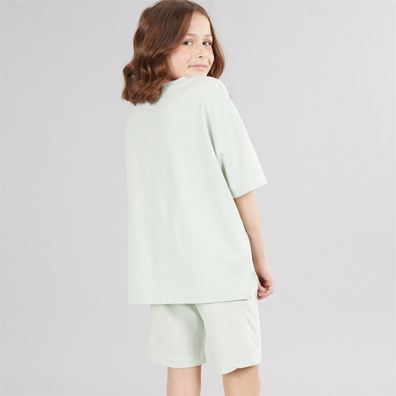 DKNY Girls T-Shirt And Shorts Set Green