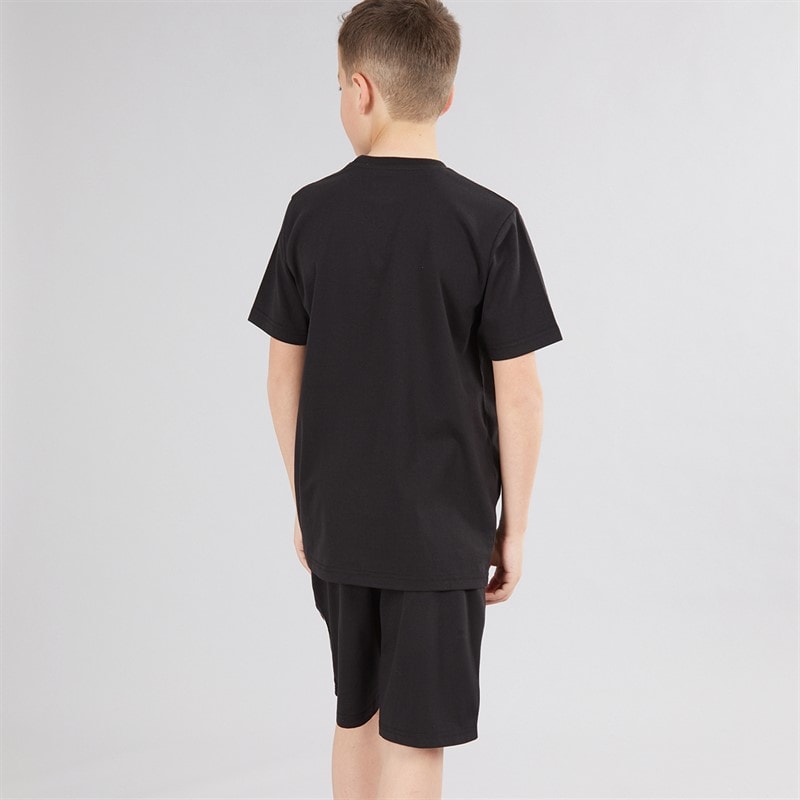 DKNY Boys T-Shirt And Shorts Set Black - Image 2