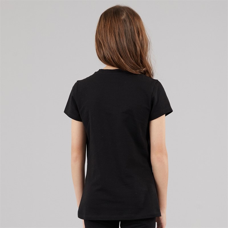 DKNY Girls Brooklyn Mindset T-Shirt Black - Image 2