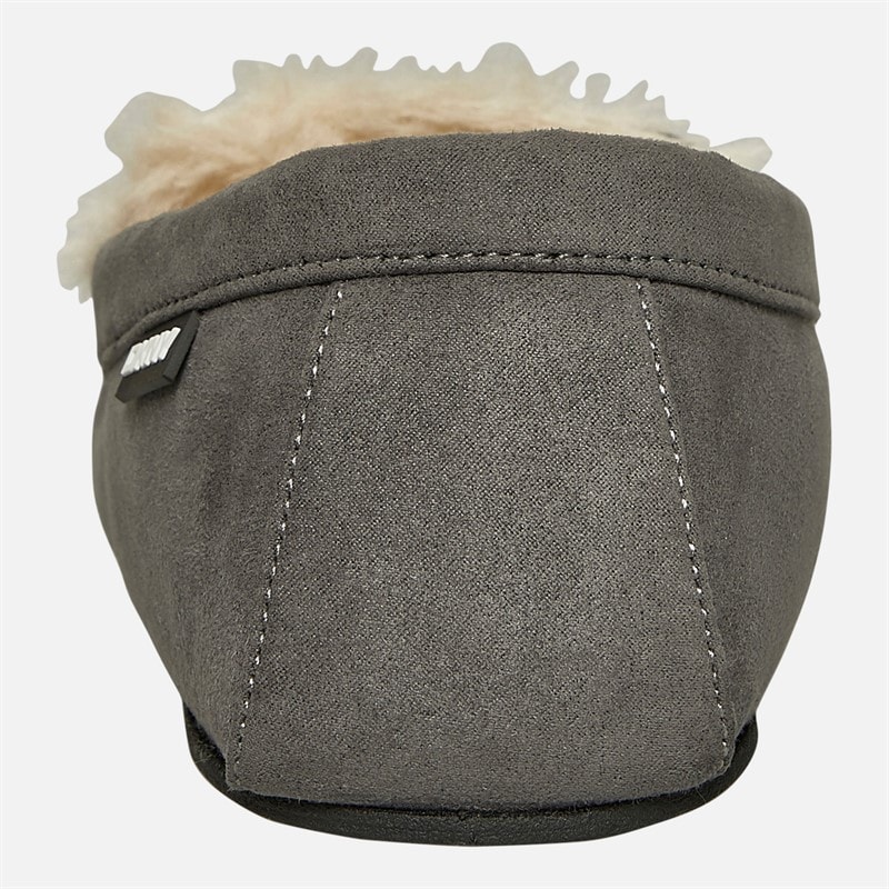 DKNY Mens Electra Moccasin Slippers Grey - Image 4