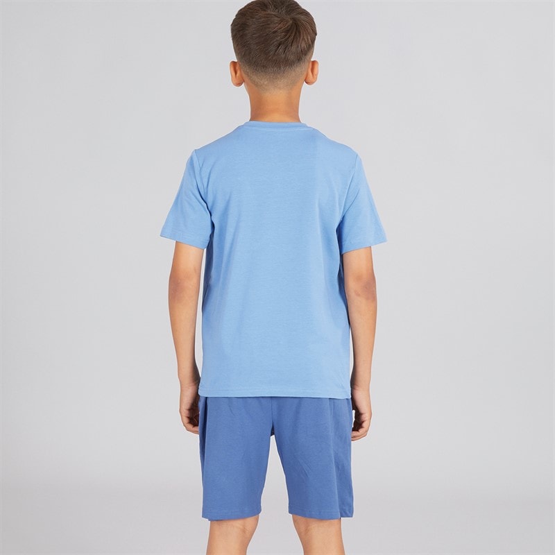 DKNY Boys T-Shirt And Shorts Set Blue - Image 2
