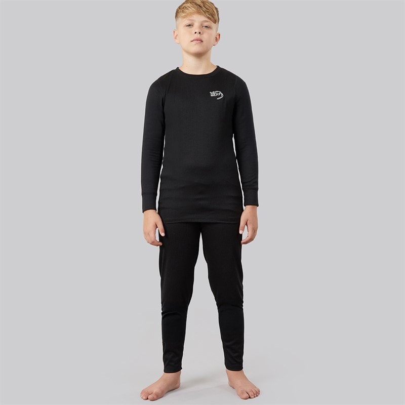 Kangaroo Poo Boys Baselayer Set Black