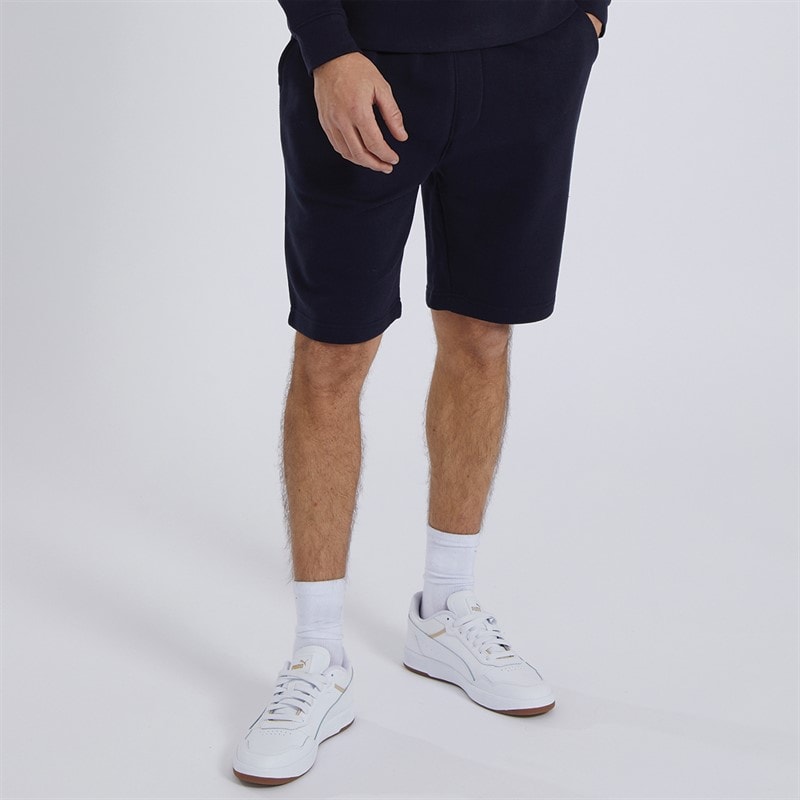 Kangaroo Poo Mens Fleece Shorts Navy
