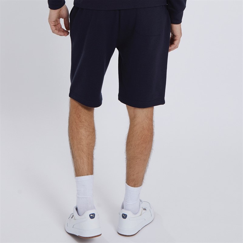 Kangaroo Poo Mens Fleece Shorts Navy - Image 2