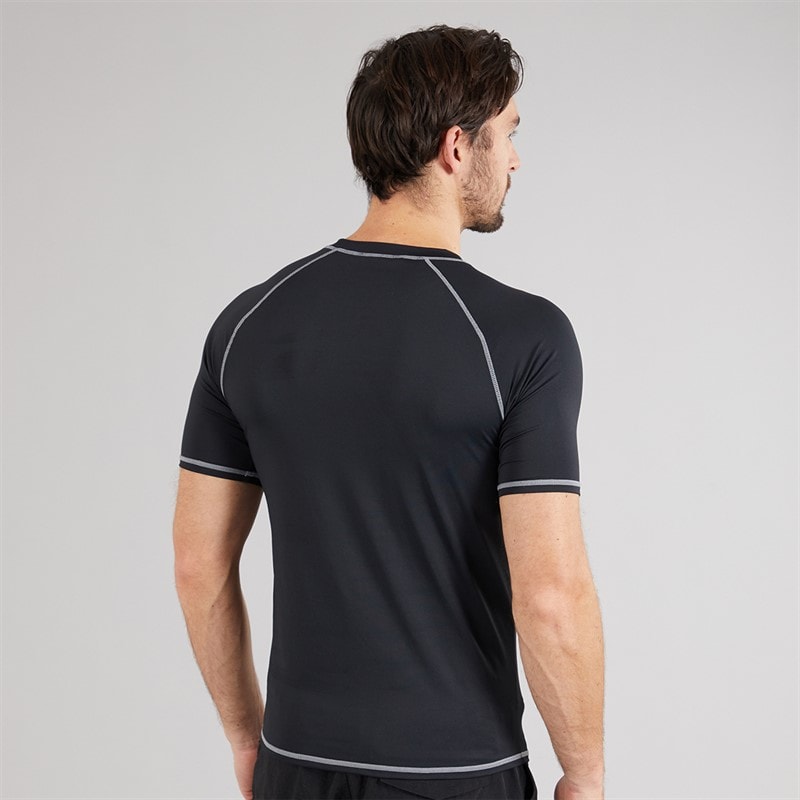 Kangaroo Poo Mens Rash Vest Black - Image 2