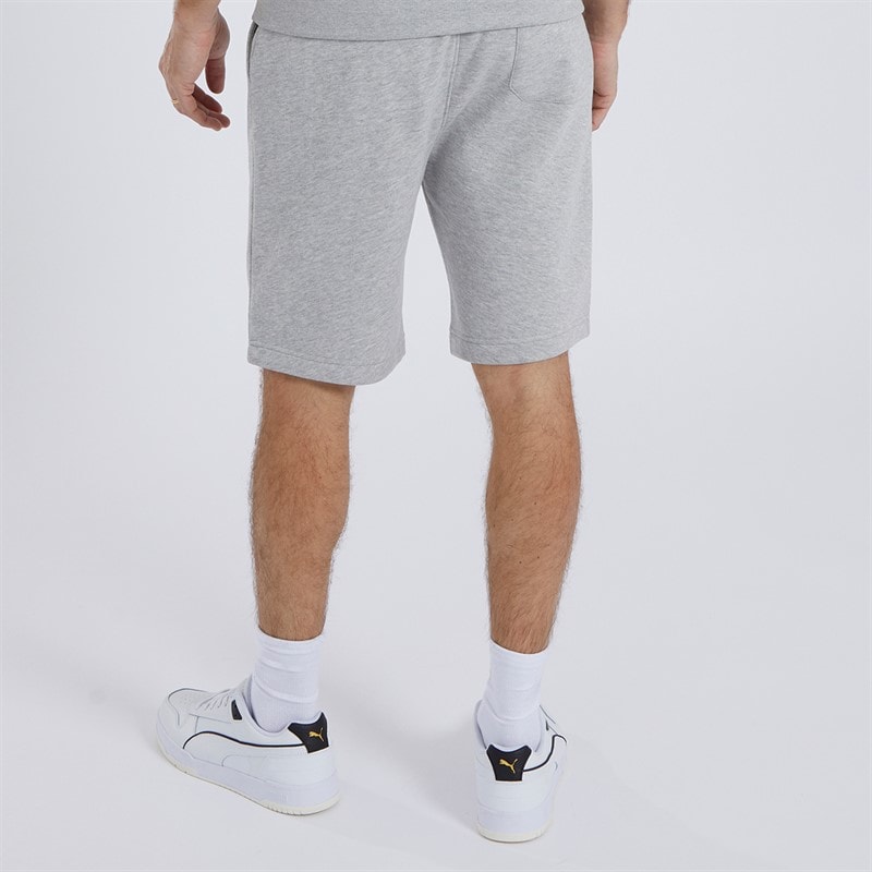 Kangaroo Poo Mens Fleece Shorts Grey Marl - Image 2