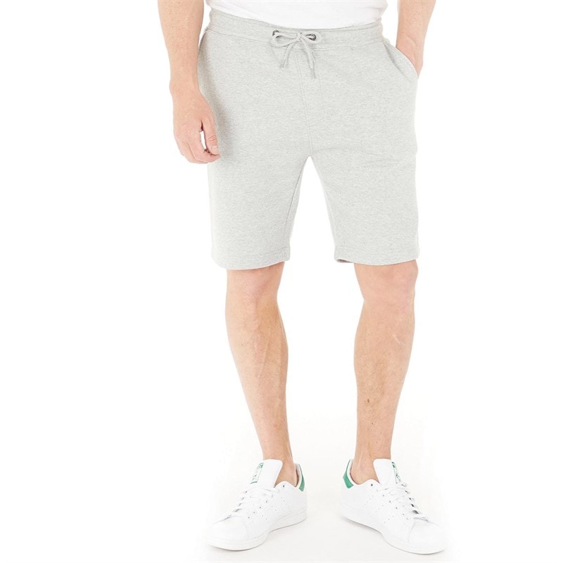 Kangaroo Poo Mens Fleece Shorts Grey Marl - Image 3