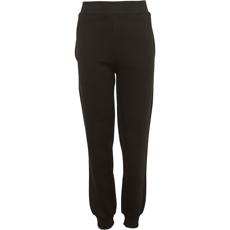 Kangaroo Poo Boys Slim Fit Cuffed Fleece Jog Pants Black - Image 3