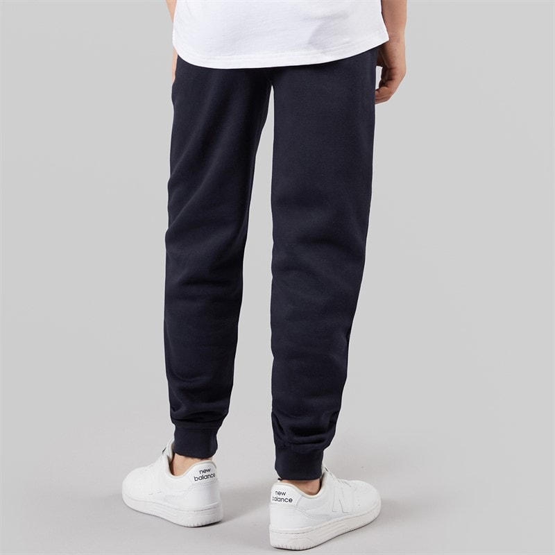 Kangaroo Poo Boys Slim Fit Cuffed Fleece Jog Pants Navy - Image 2
