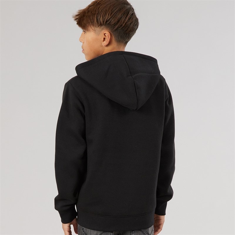 Kangaroo Poo Boys Zip-Through Hoodie Black - Image 2