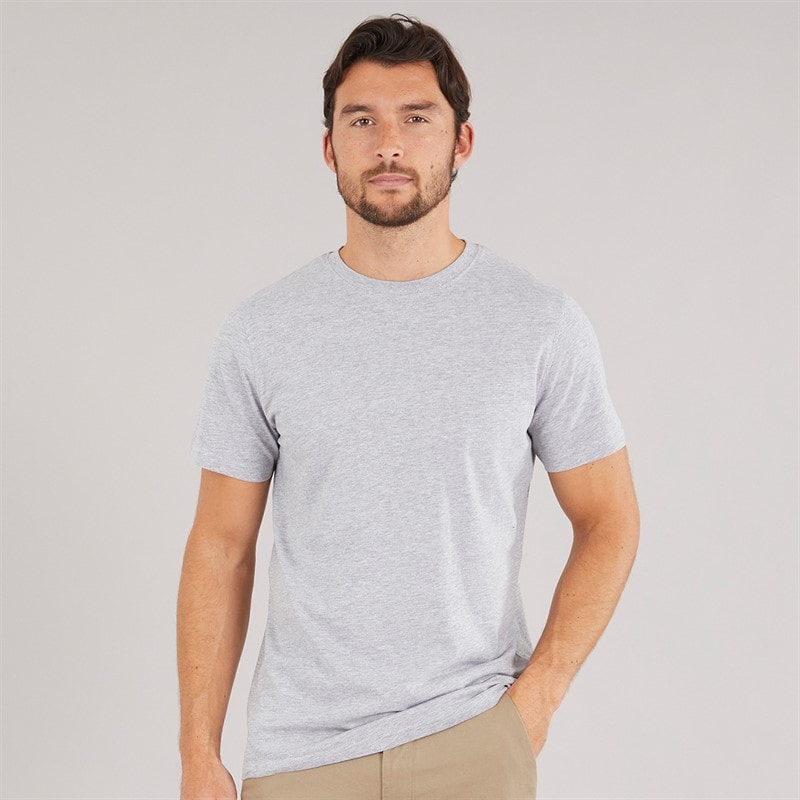 Kangaroo Poo Mens Three Pack T-Shirts Black/White/Grey Marl - Image 2