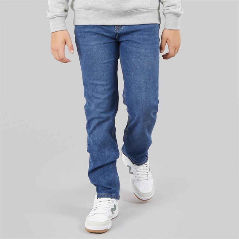 Kangaroo Poo Boys Regular Fit Jeans Mid Wash