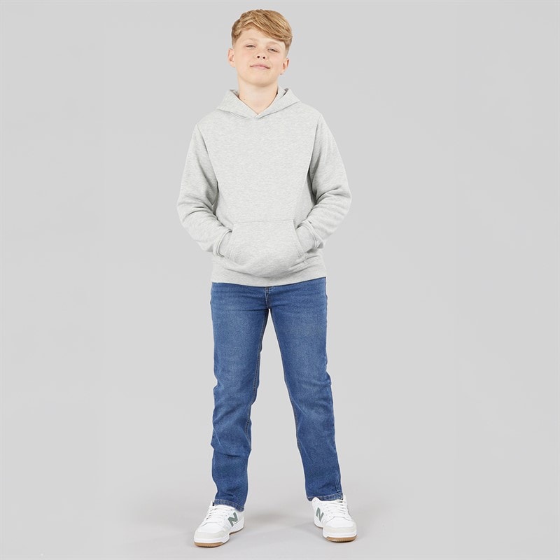 Kangaroo Poo Boys Hoodie Grey Marl - Image 3