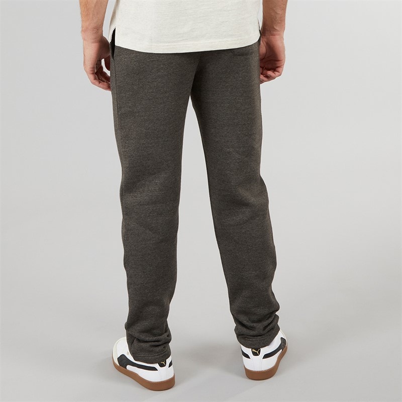 Kangaroo Poo Mens Open Hem Joggers Charcoal Marl - Image 2
