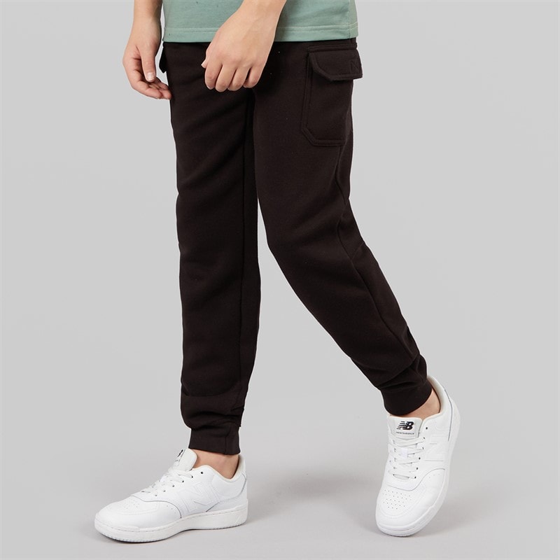 Kangaroo Poo Boys Cargo Joggers Black