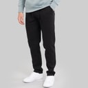 Kangaroo Poo Mens Open Hem Joggers Black