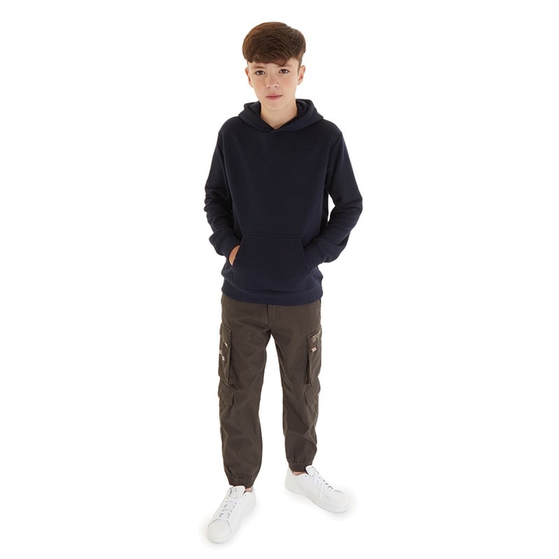Kangaroo Poo Boys Hoodie Navy - Image 3