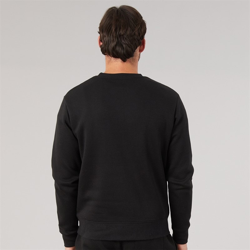 Kangaroo Poo Mens Fleece Sweatshirt Black - Image 2