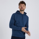 Kangaroo Poo Mens Fleece Hoodie Dark Denim