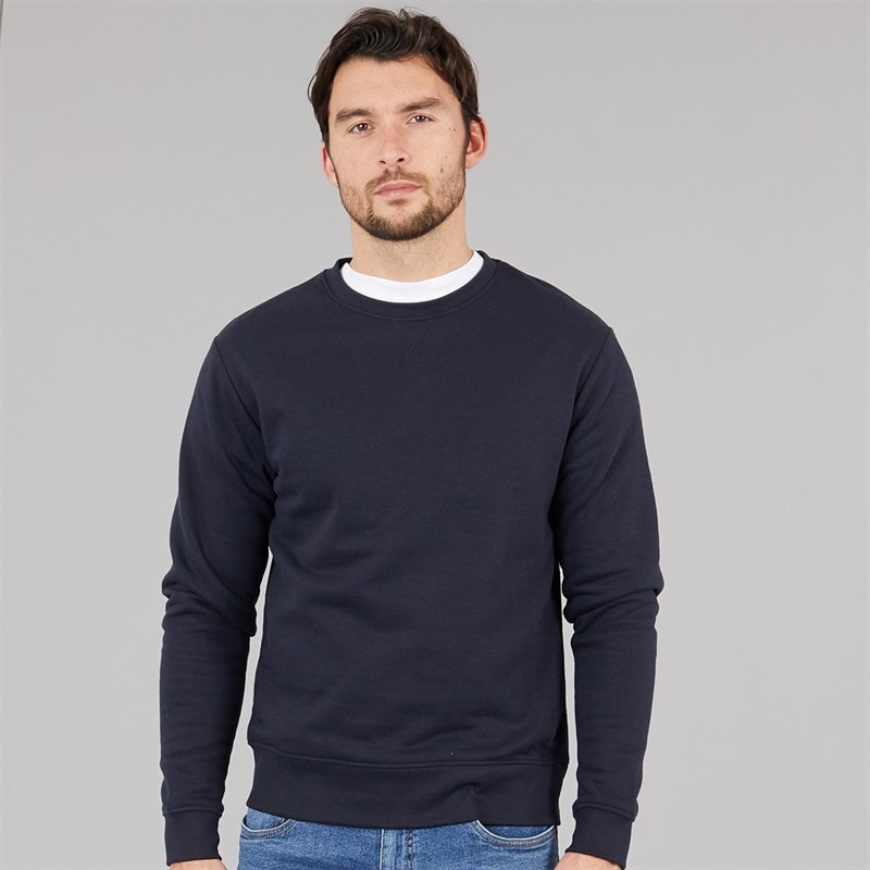 Kangaroo Poo Mens Fleece Sweatshirt Navy