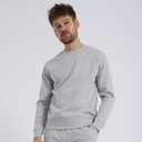 Kangaroo Poo Mens Fleece Sweatshirt Grey Marl
