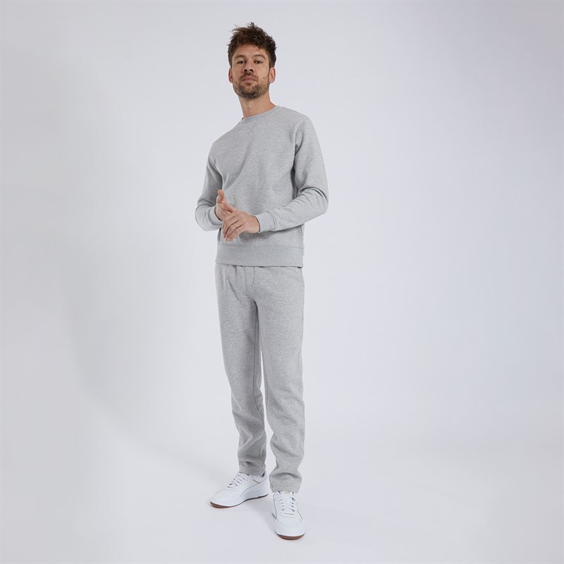 Kangaroo Poo Mens Fleece Sweatshirt Grey Marl - Image 3