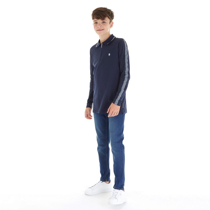 Kangaroo Poo Boys Skinny Fit Jeans Dark Wash - Image 3