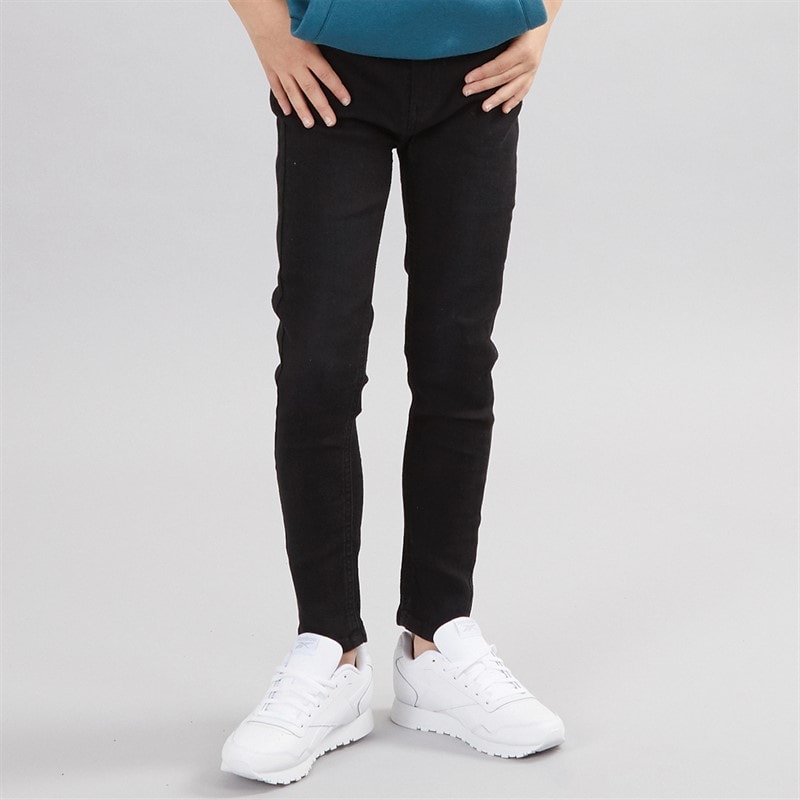 Kangaroo Poo Boys Skinny Fit Jeans Black