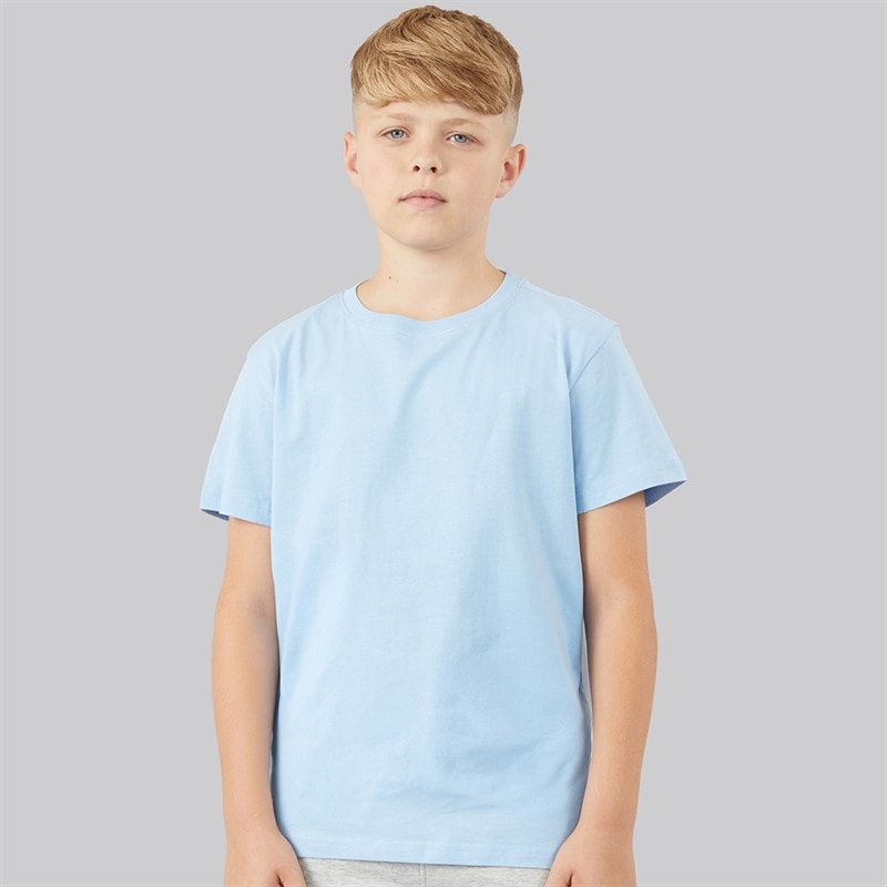 Kangaroo Poo Boys Five Pack Plain T-Shirts Multi - Image 2
