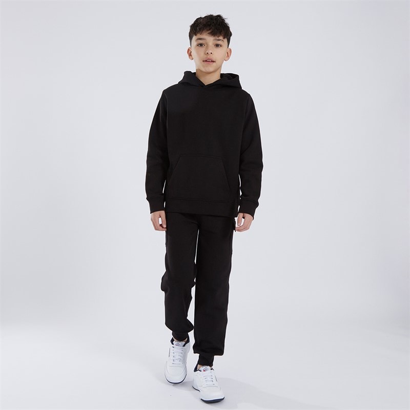 Kangaroo Poo Boys Hoodie And Cargo Tracksuit Black - Image 1