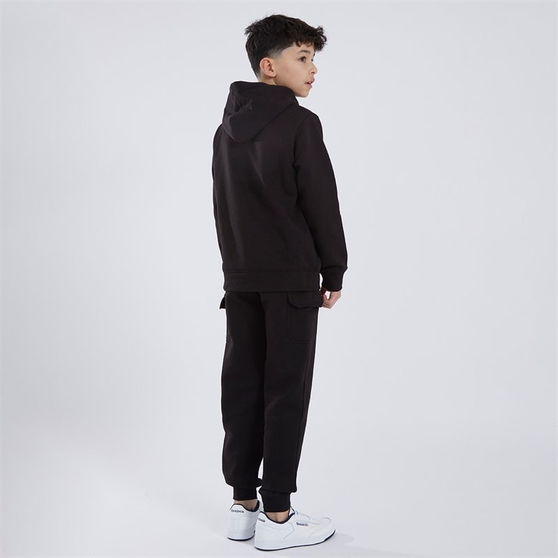 Kangaroo Poo Boys Hoodie And Cargo Tracksuit Black - Image 2