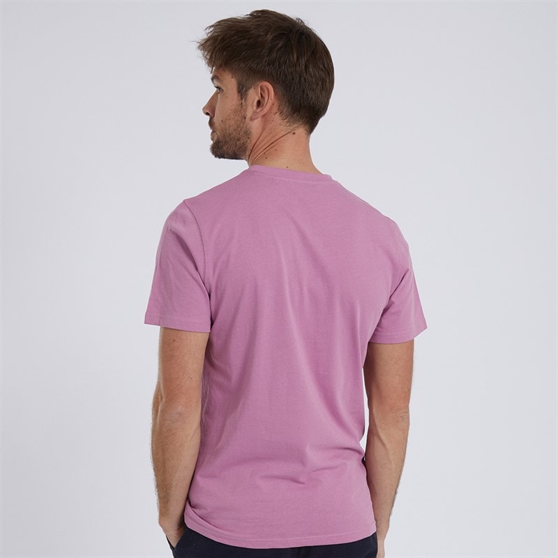 Kangaroo Poo Mens Five Pack T-Shirts Mauve/Baby Blue/Ecru/Sage/White - Image 2
