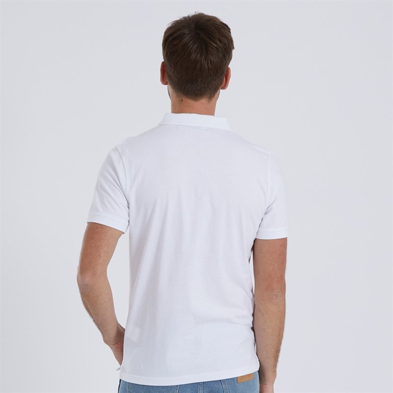 Kangaroo Poo Mens Three Pack Jersey Polo Shirts White/Navy/Corn Flower Blue - Image 3