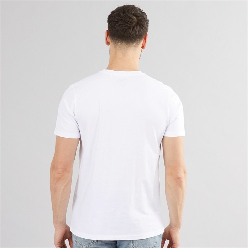 Kangaroo Poo Mens Surf Board T-Shirt White - Image 2