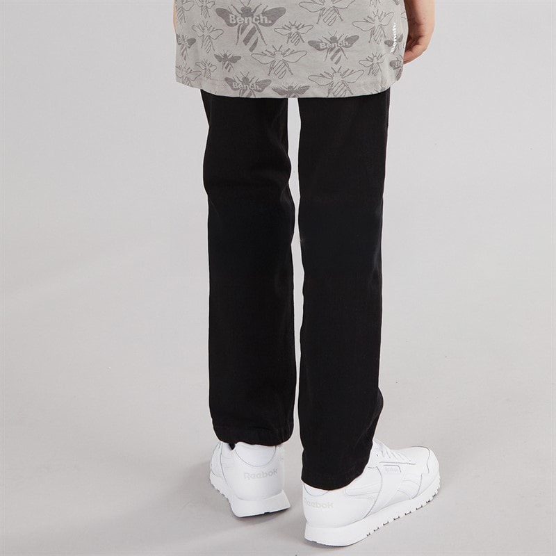 Kangaroo Poo Boys Straight Fit Jeans Black - Image 2