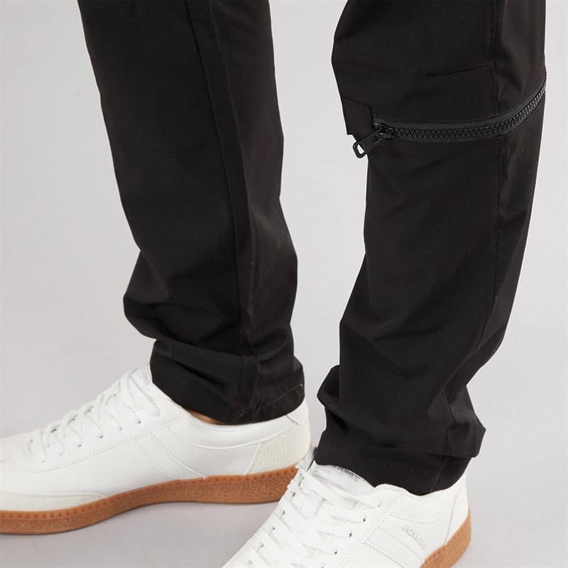 Kangaroo Poo Mens Open Hem Utility Trousers Black - Image 5