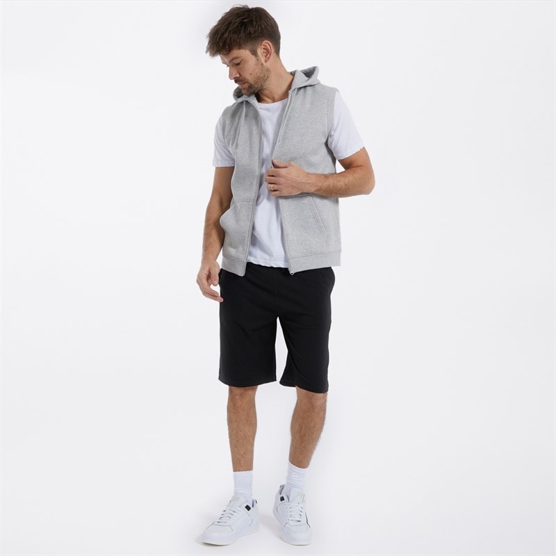 Kangaroo Poo Mens Jersey Three Pack Shorts Black/Navy/Grey Marl - Image 3