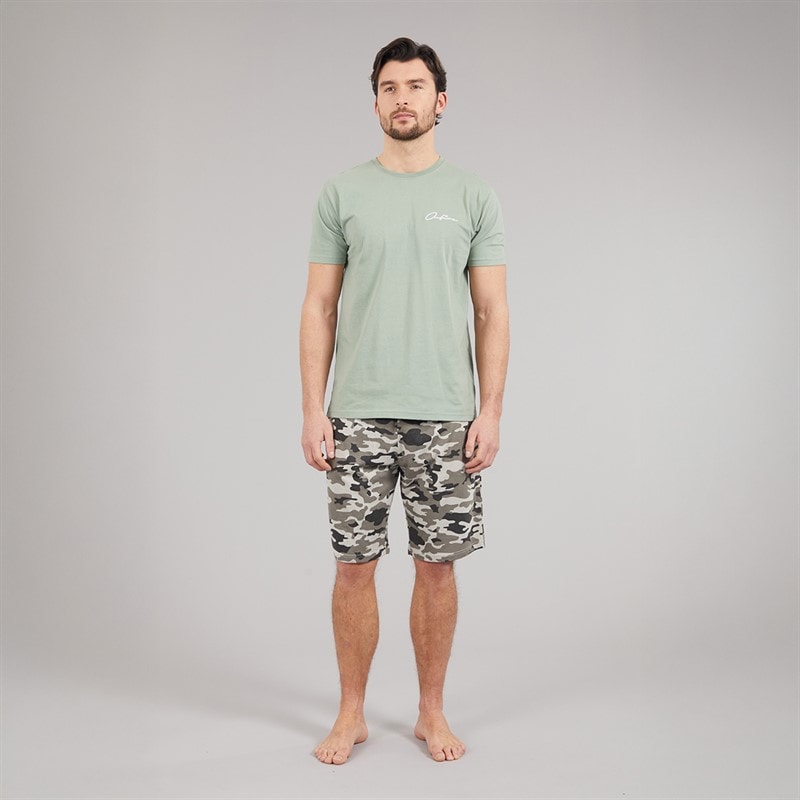 Kangaroo Poo Mens Jersey Shorts Camo - Image 3
