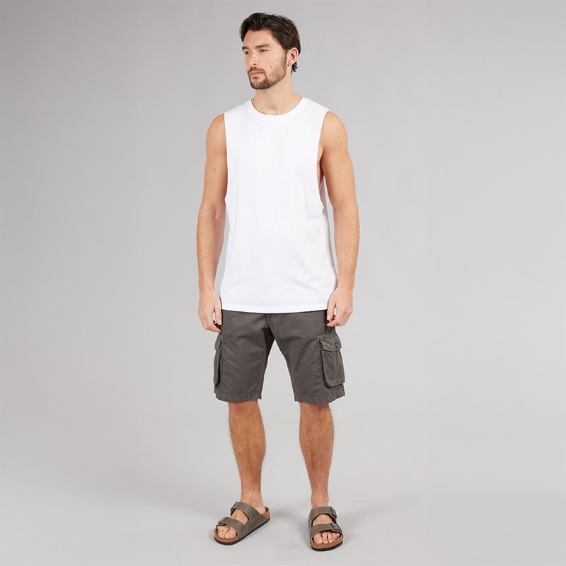 Kangaroo Poo Mens Tank Vest White - Image 4