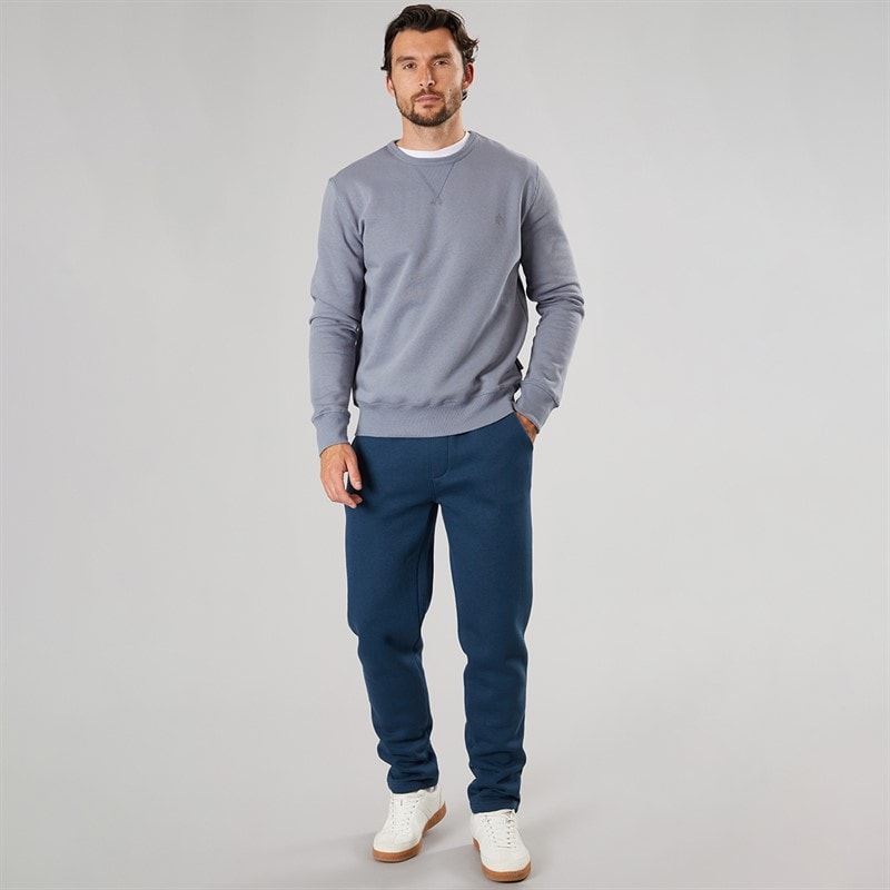 Kangaroo Poo Mens Three Pack Open Hem Joggers Denim Blue/Khaki/Magnet - Image 4
