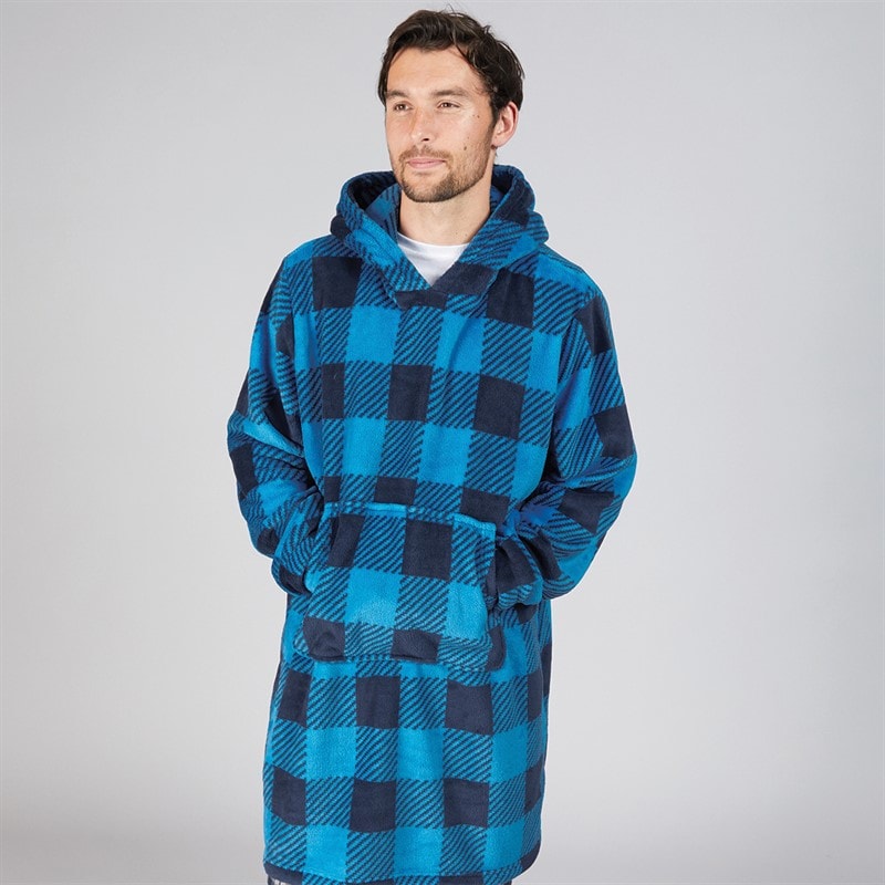 Kangaroo Poo Mens AOP Oversized Blanket Hoodie Multi - Image 1