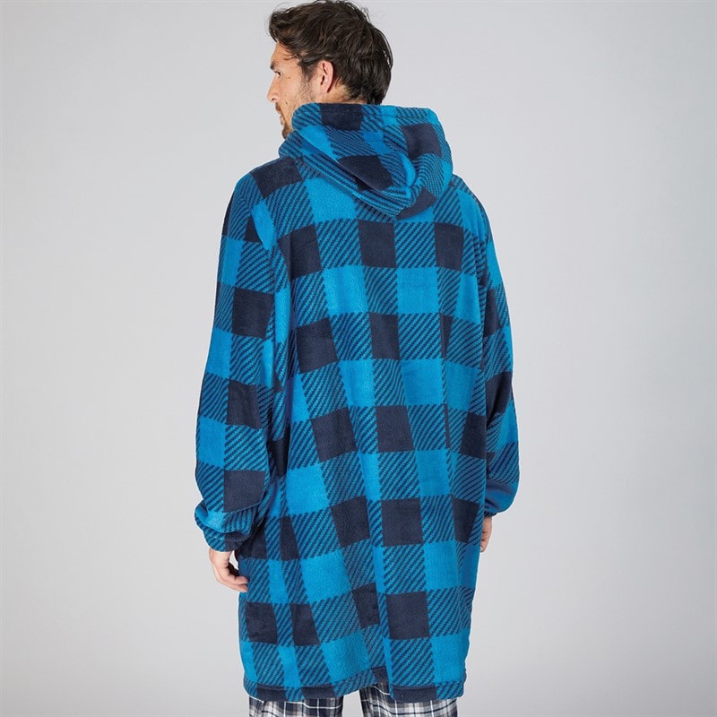 Kangaroo Poo Mens AOP Oversized Blanket Hoodie Multi - Image 2